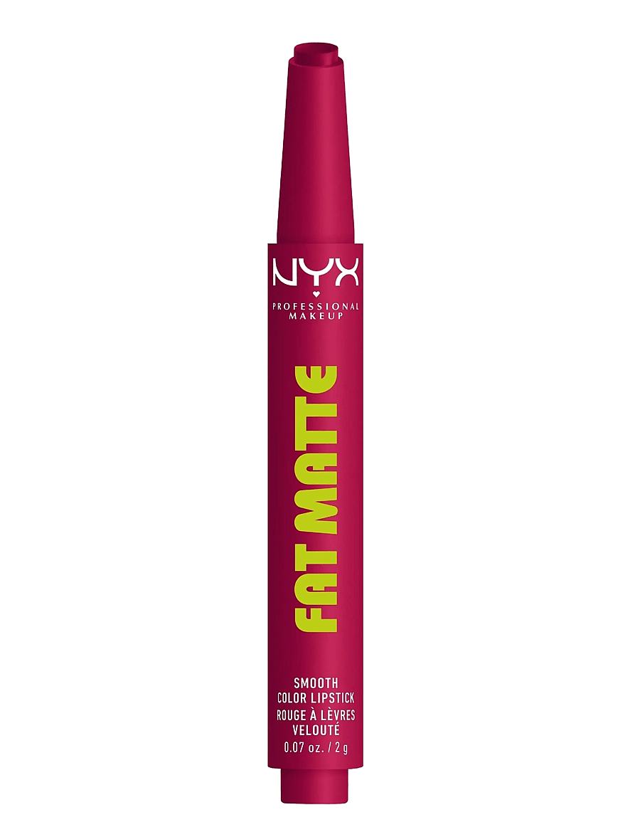 NYX Professional Makeup - NYX Professional Makeup Fat Matte Slick Click Lip Balm 14 Hibiscus Hug 8 ml - smink - hibiscus hug - 0
