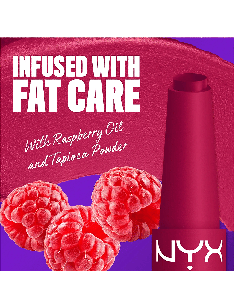 NYX Professional Makeup - NYX Professional Makeup Fat Matte Slick Click Lip Balm 14 Hibiscus Hug 8 ml - smink - hibiscus hug - 2