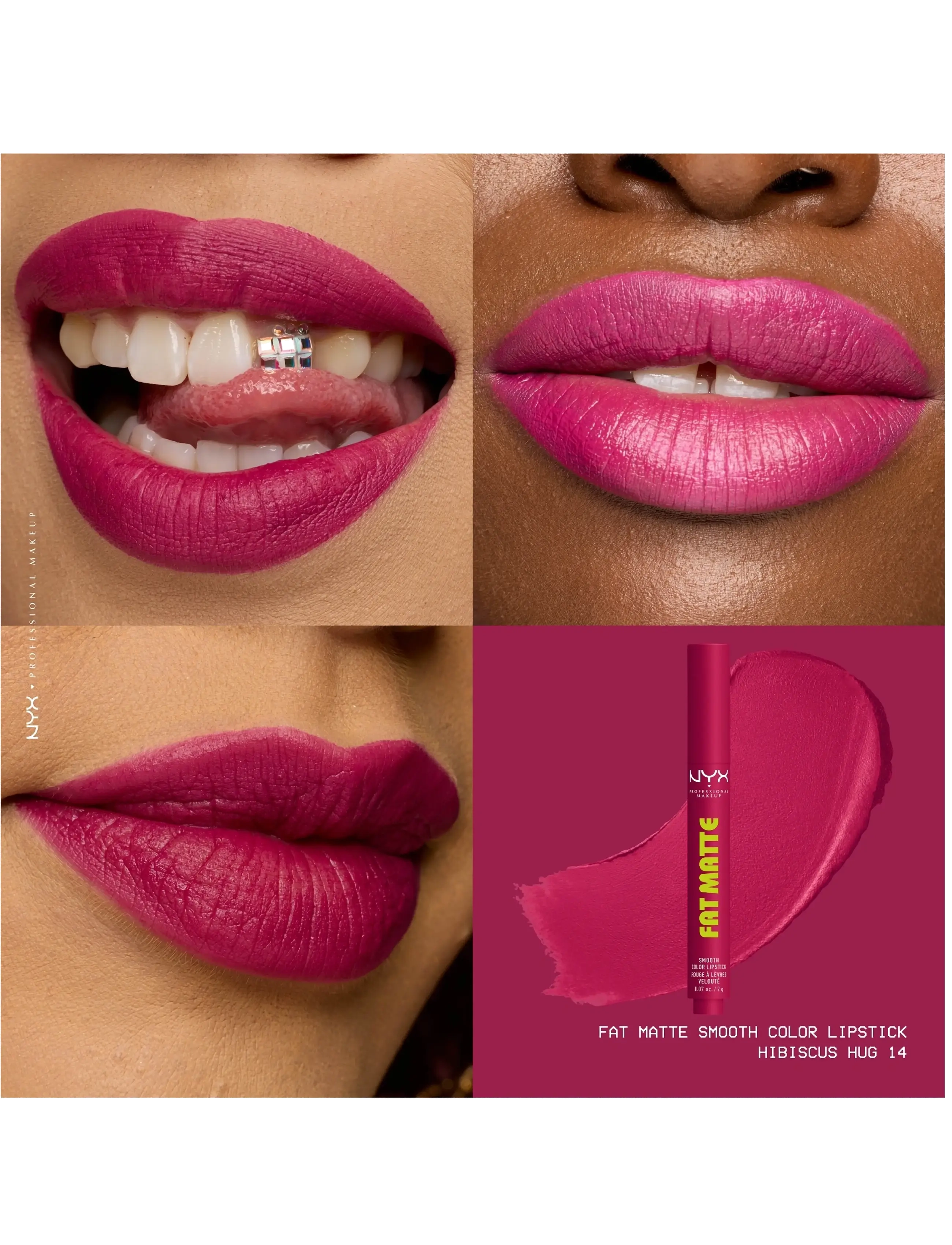 Fat Matte Slick Click Lip Balm 14 Hibiscus Hug 4