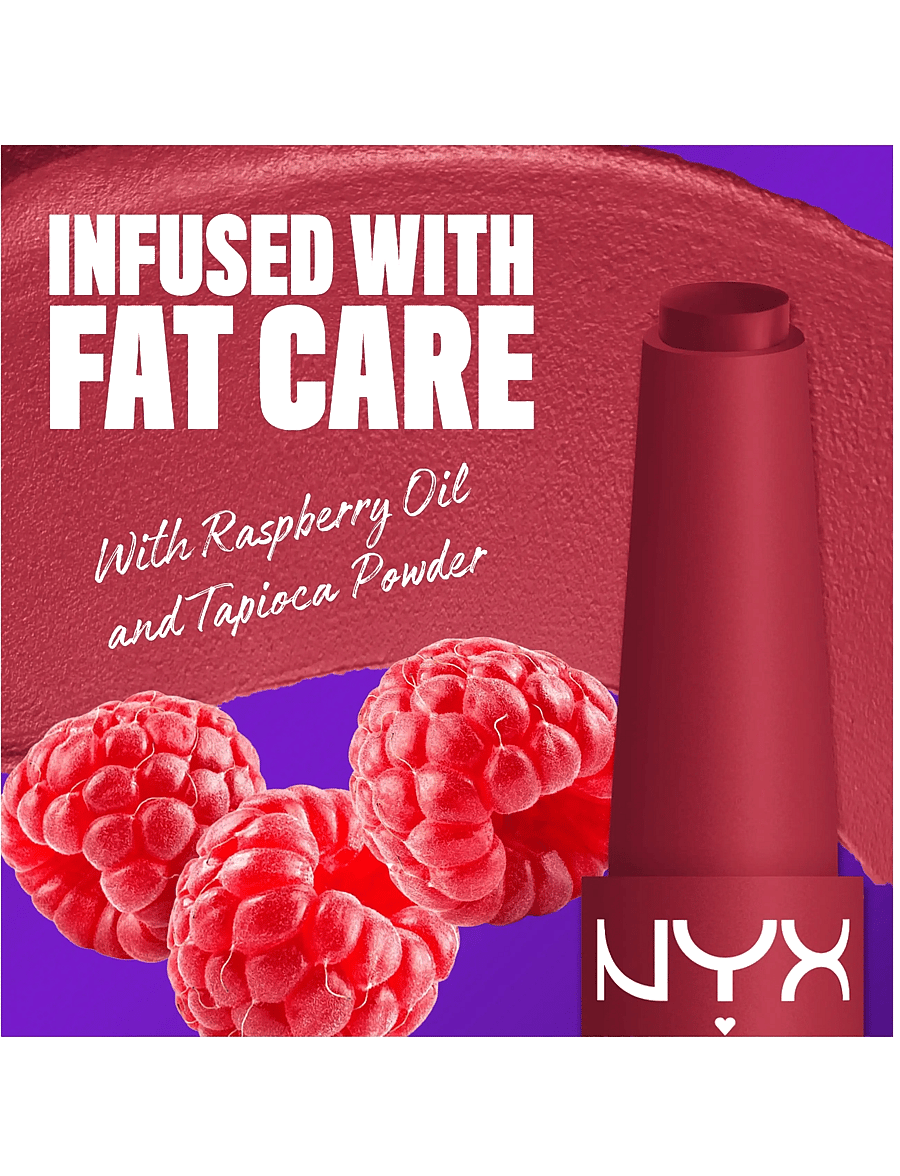 NYX Professional Makeup - NYX Professional Makeup Fat Matte Slick Click Lip Balm 16 Plushin' Plum 8 ml - makeup - plushin' plum - 2