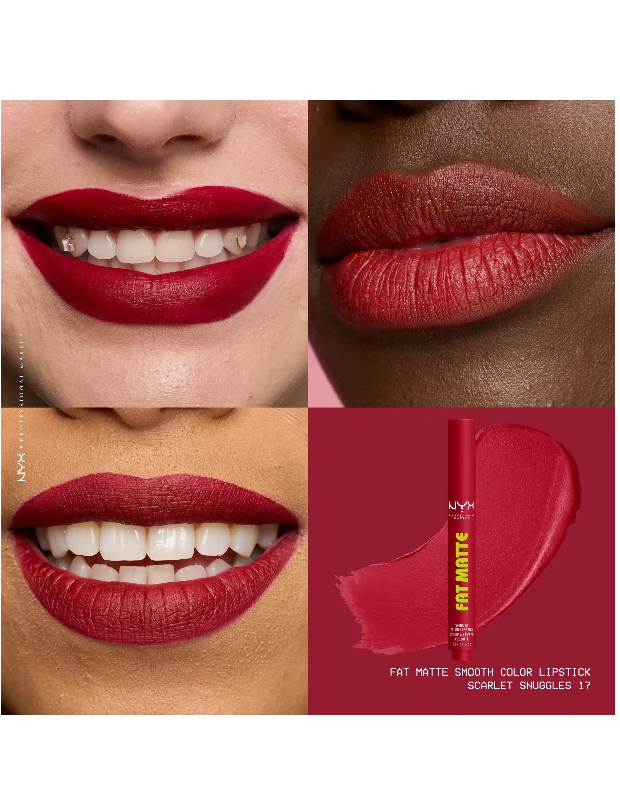 Fat Matte Slick Click Lip Balm 17 Scarlet Snuggles 4