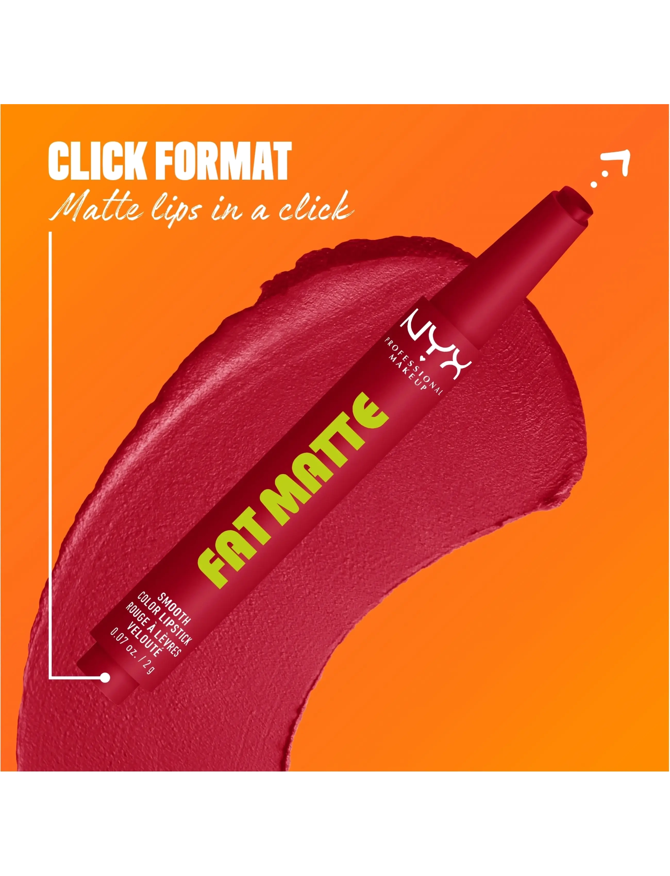 Fat Matte Slick Click Lip Balm 17 Scarlet Snuggles 6