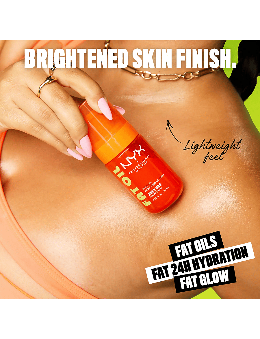 NYX Professional Makeup - NYX Professional Makeup Fat Oil Body Oil - kehaõlid - orange - 2
