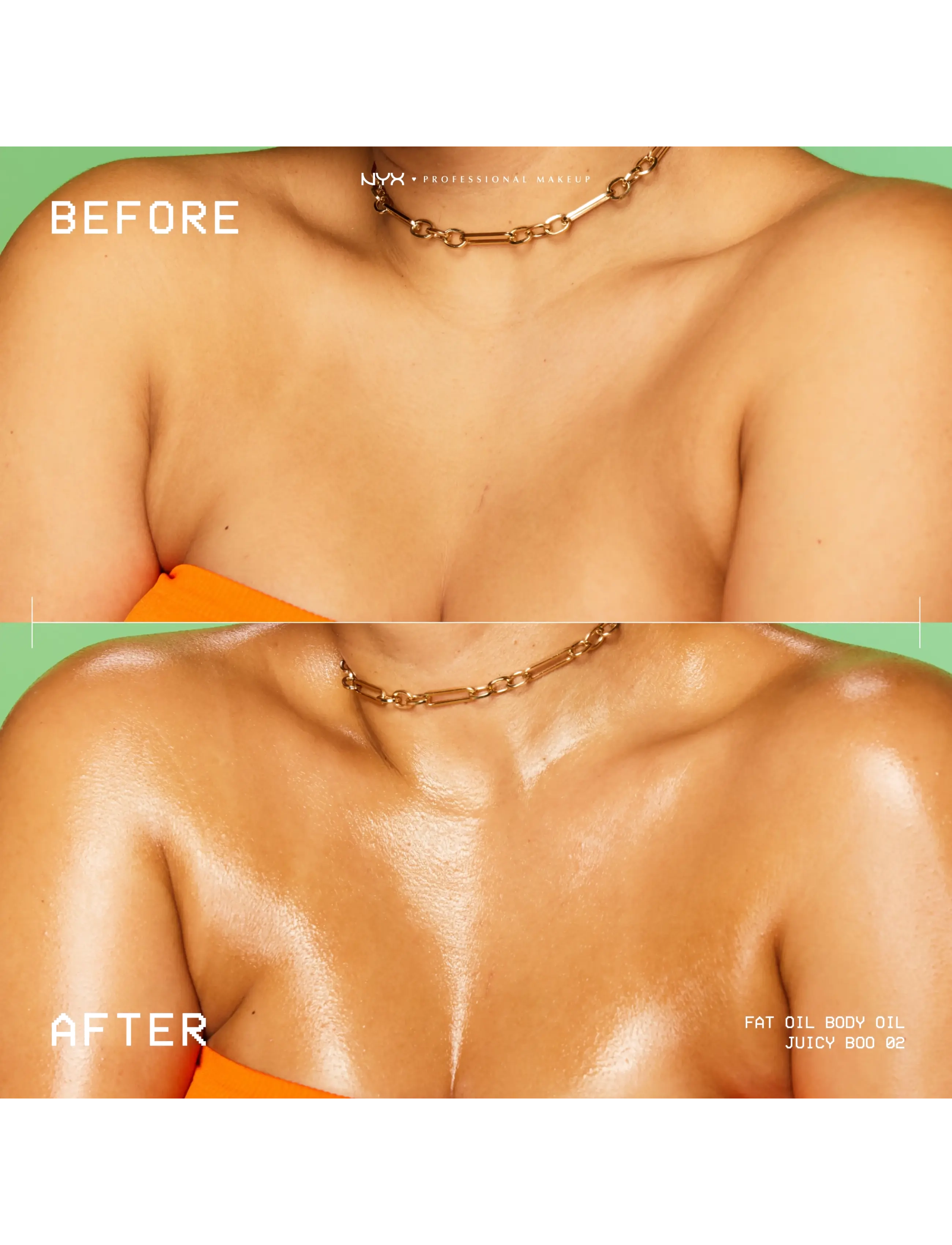 NYX Professional Makeup - NYX Professional Makeup Fat Oil Body Oil - kroppsolja - orange - 4