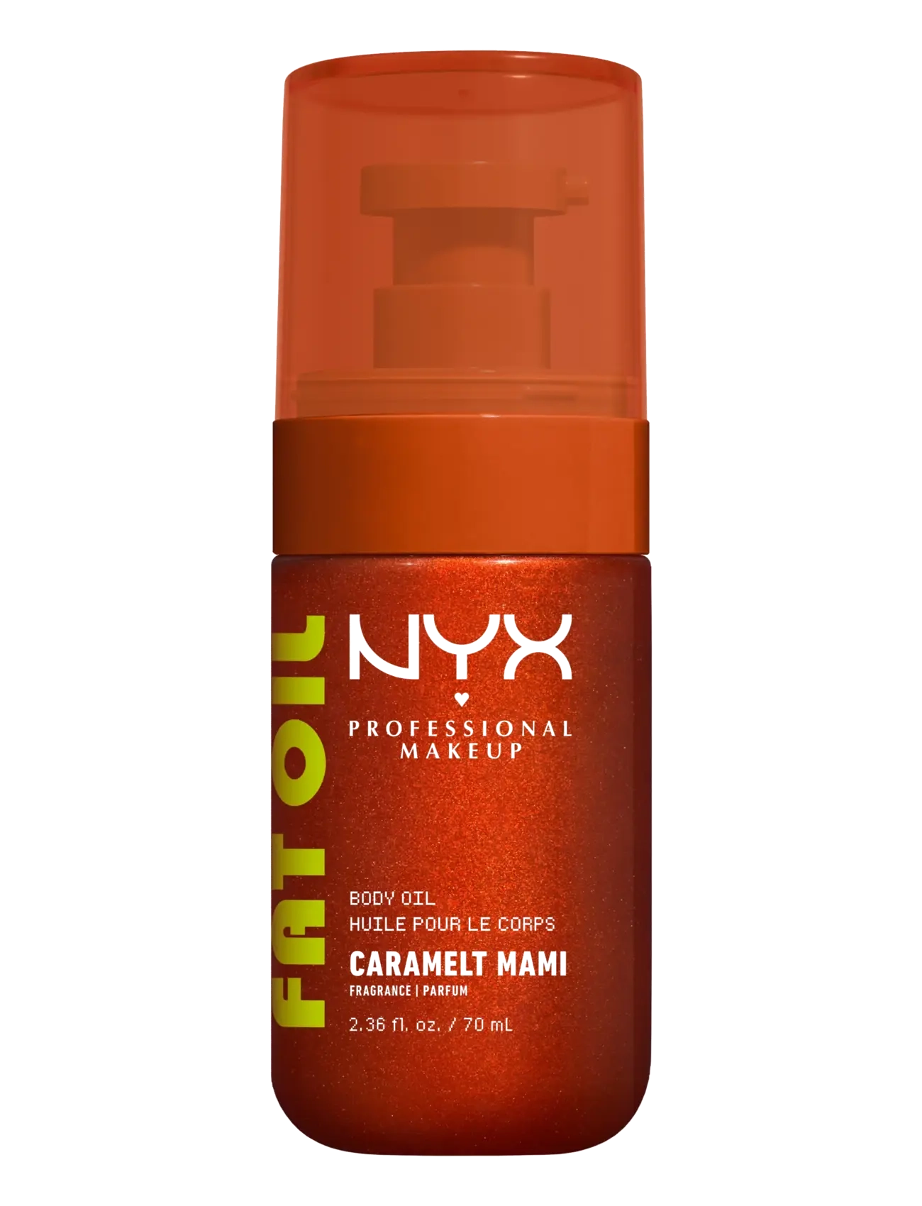 NYX Professional Makeup Fat Oil Body Oil, Body Vinegar & Dressing Bottless, Nude, Str: 70 ML
