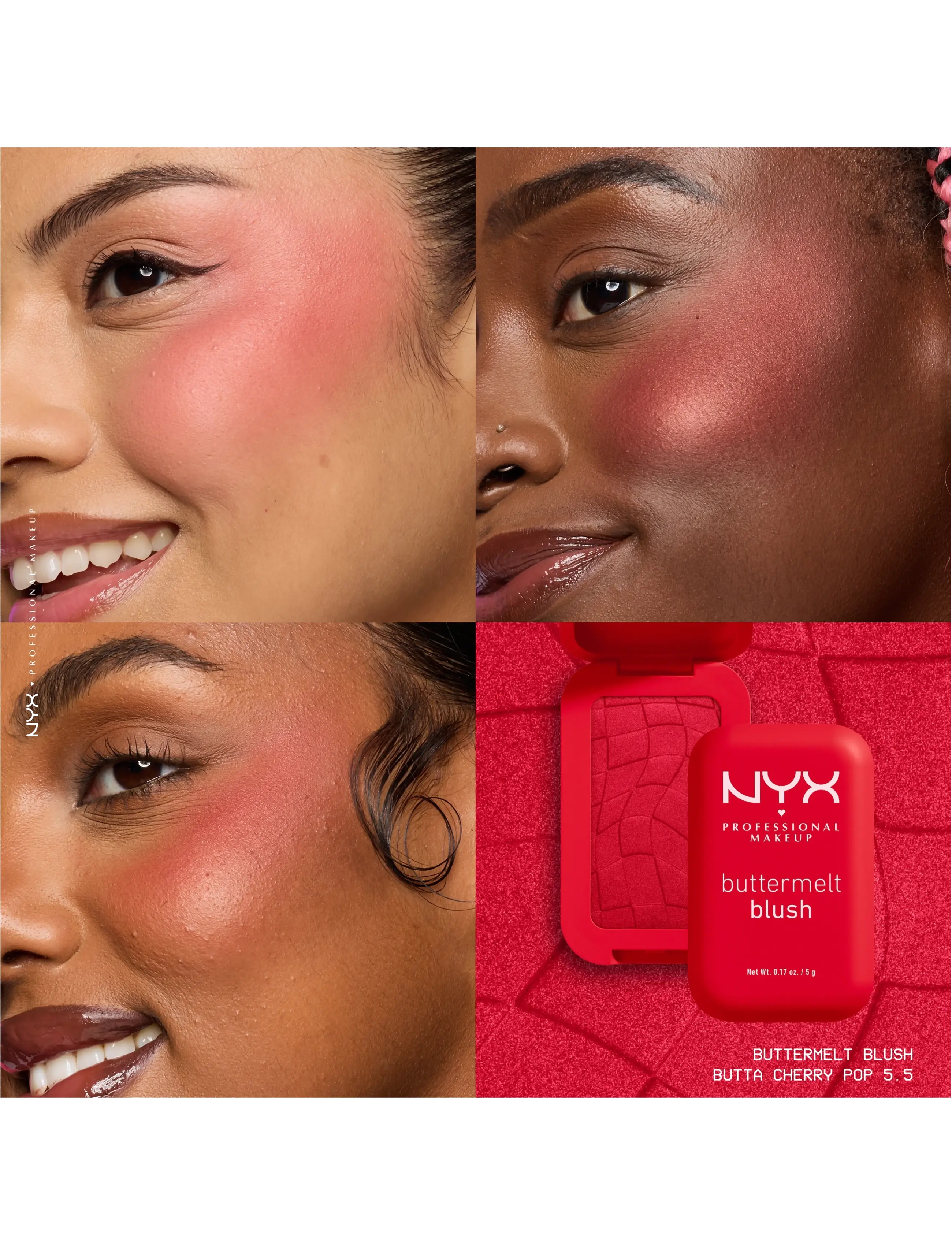 NYX Professional Makeup - NYX Professional Makeup Buttermelt Blush 5.25 Butta Cherry Pop 5g - butta cherry pop - 2
