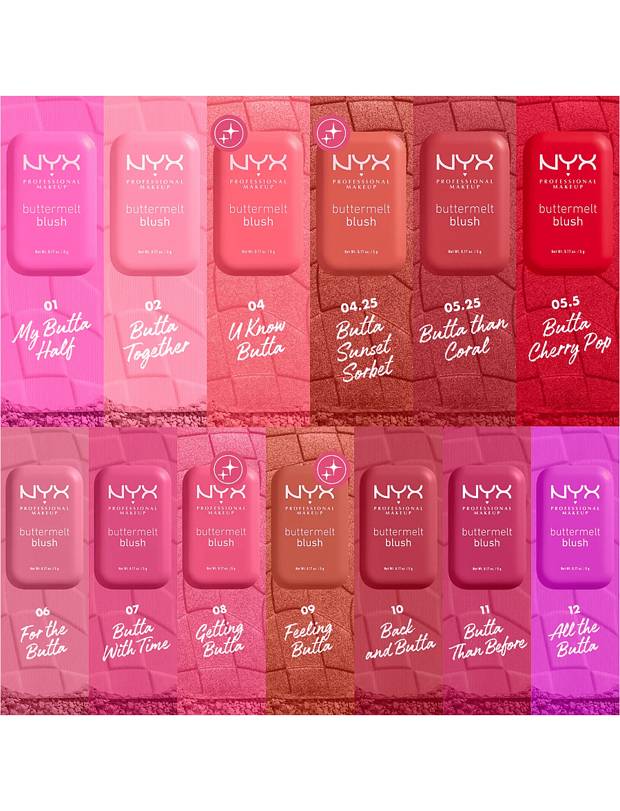 NYX Professional Makeup - NYX Professional Makeup Buttermelt Blush 5.25 Butta Cherry Pop 5g - makeup - butta cherry pop - 5