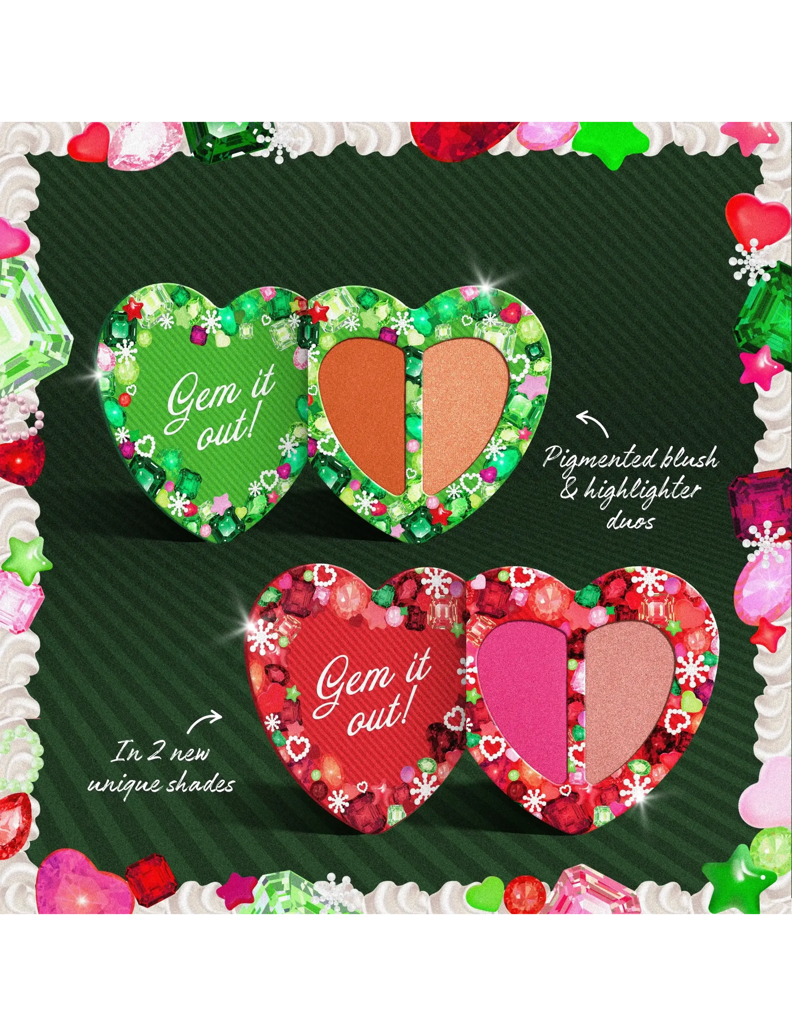 NYX Professional Makeup - NYX Bling The Halls Face Palette - smink - pink gem & quartz - 4
