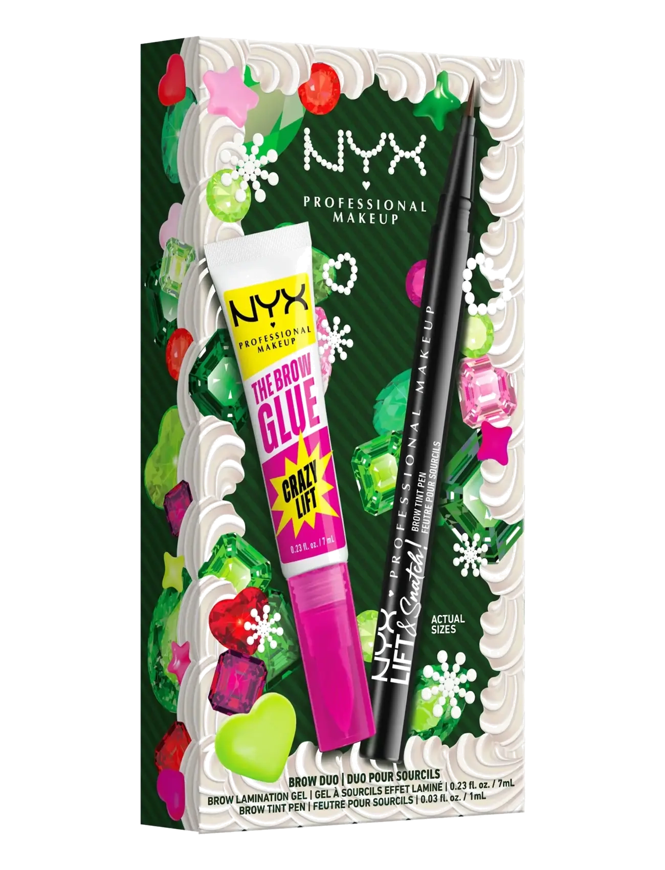 NYX Professional Makeup NYX Professional Makeup, Brow Duo - Gavesæt - ASH BROWN / brown