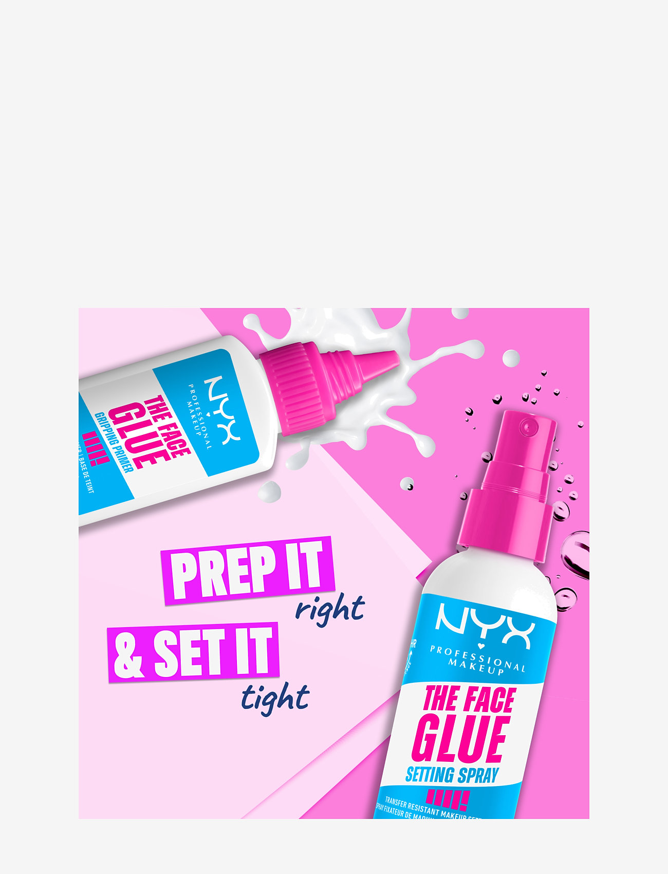 NYX Professional Makeup - NYX Professional Makeup The Face Glue Primer 35 ml - förðunarvörur - clear - 5