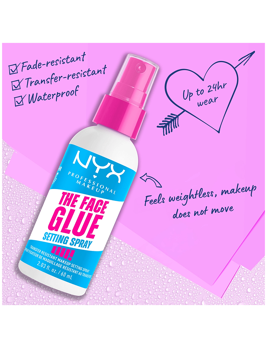 NYX Professional Makeup - NYX Professional Makeup The Face Glue Setting Spray 60 ml - clear - 1