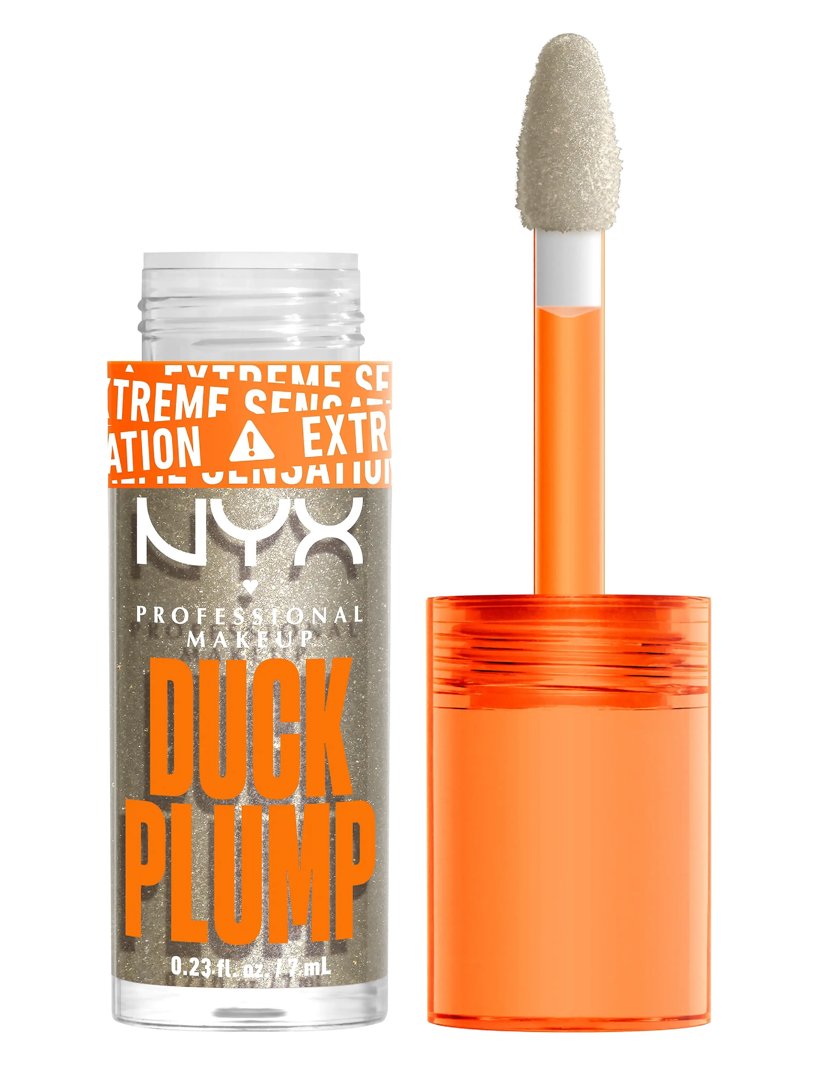 NYX Professional Makeup NYX Professional Makeup Duck Plump Trickz lip lacquer 20 Quazy Silver 7 ml -  - QUAZY SILVER / silver