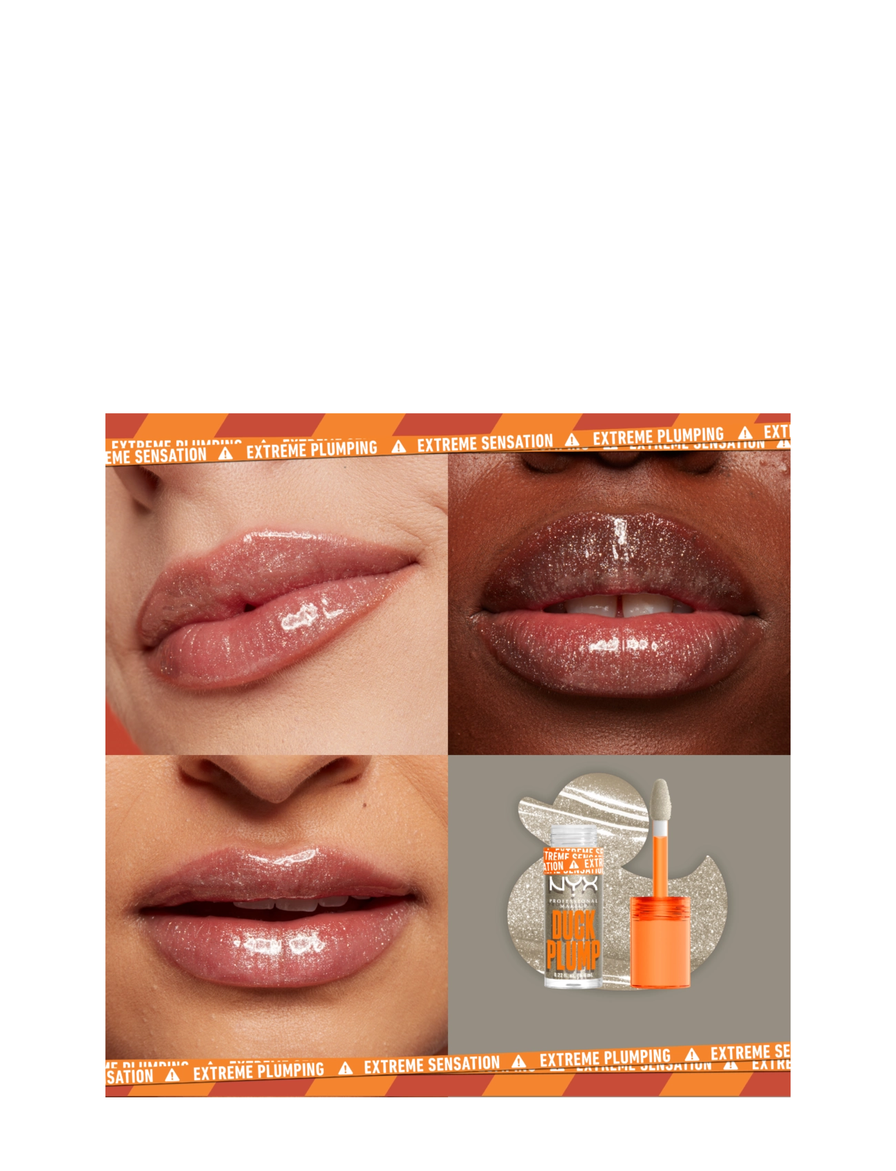 NYX Professional Makeup - NYX Professional Makeup Duck Plump Trickz lip lacquer 20 Quazy Silver 7 ml - makeup - quazy silver - 1