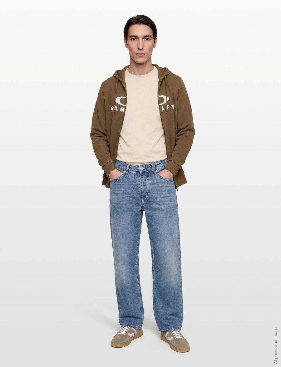 OAKLEY - BARK FZ HOODIE 2.0 - sweats à capuche - army green - 0