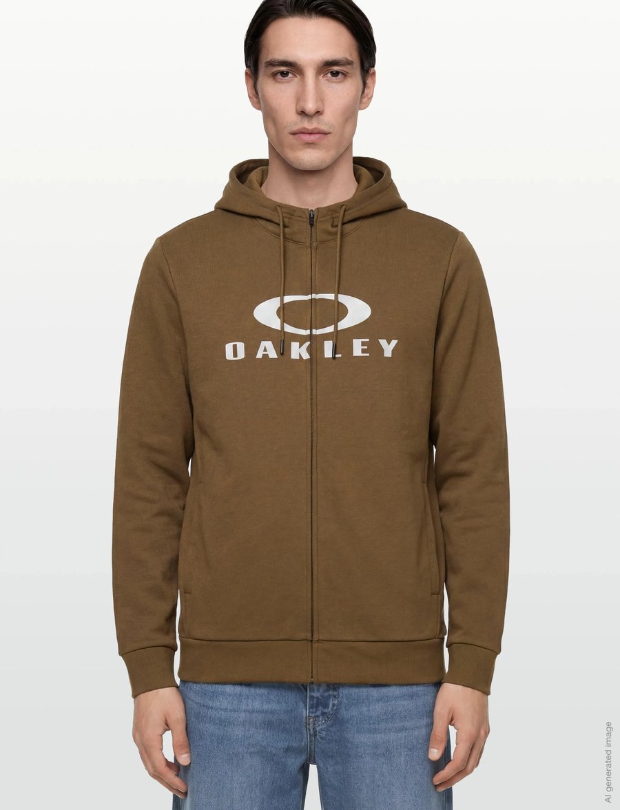OAKLEY - BARK FZ HOODIE 2.0 - sweats à capuche - army green - 3