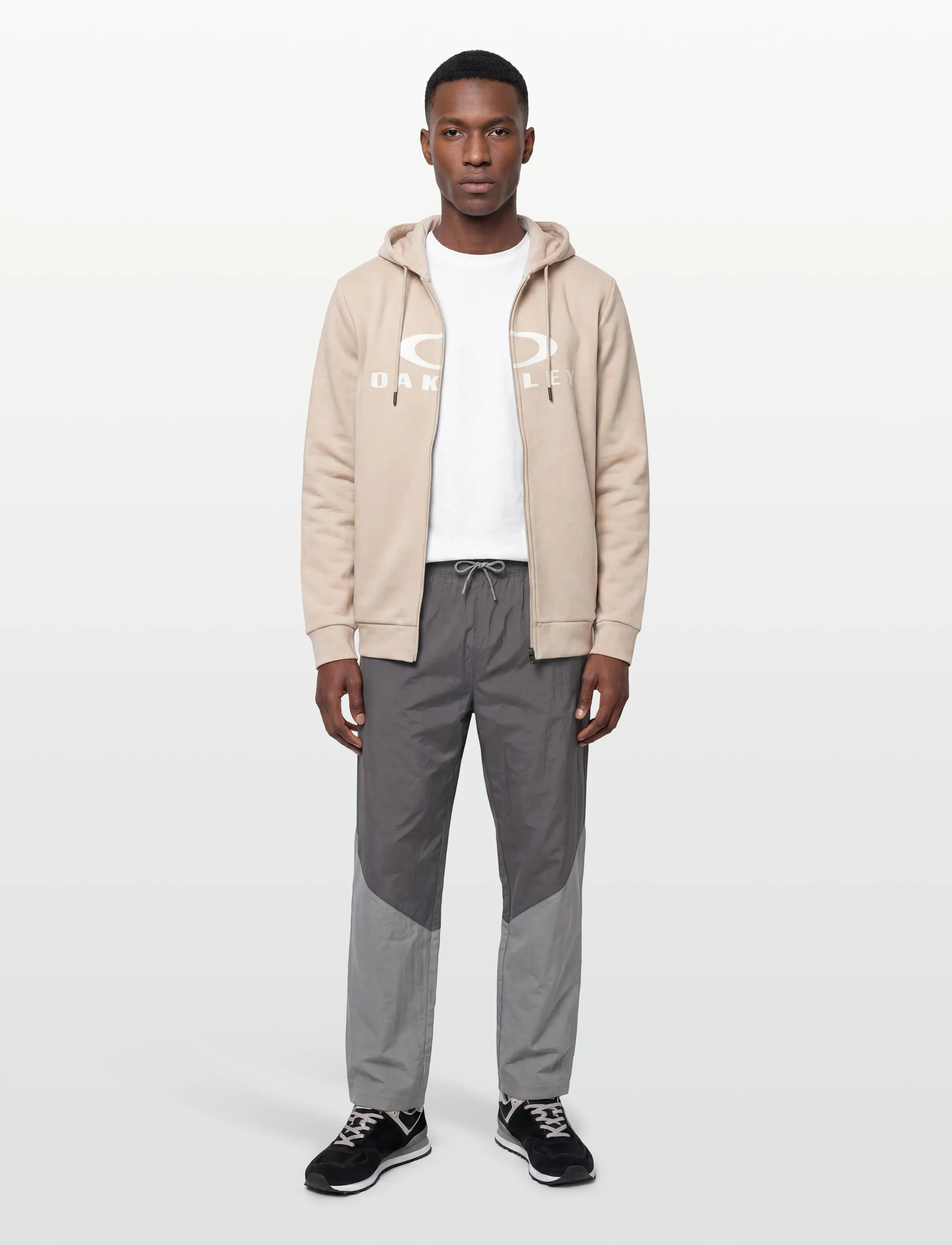 OAKLEY Bark Fz Hoodie 2.0, Mænd, Fuld Lynlås Hættetrøje, Beige, Str: XS