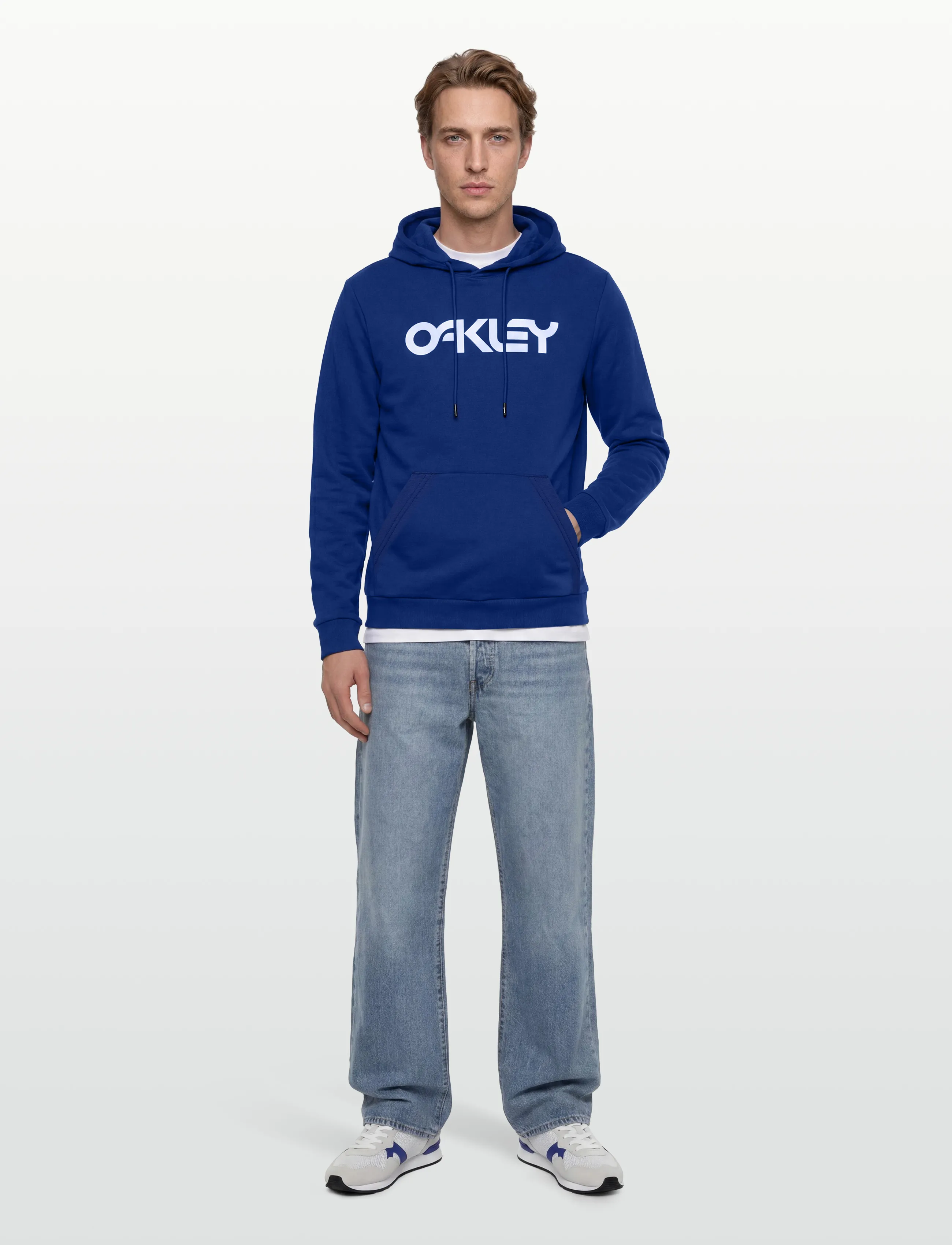OAKLEY B1B Po Hoodie 2.0, Mænd, Pullover Hættetrøje, Blå, Str: S