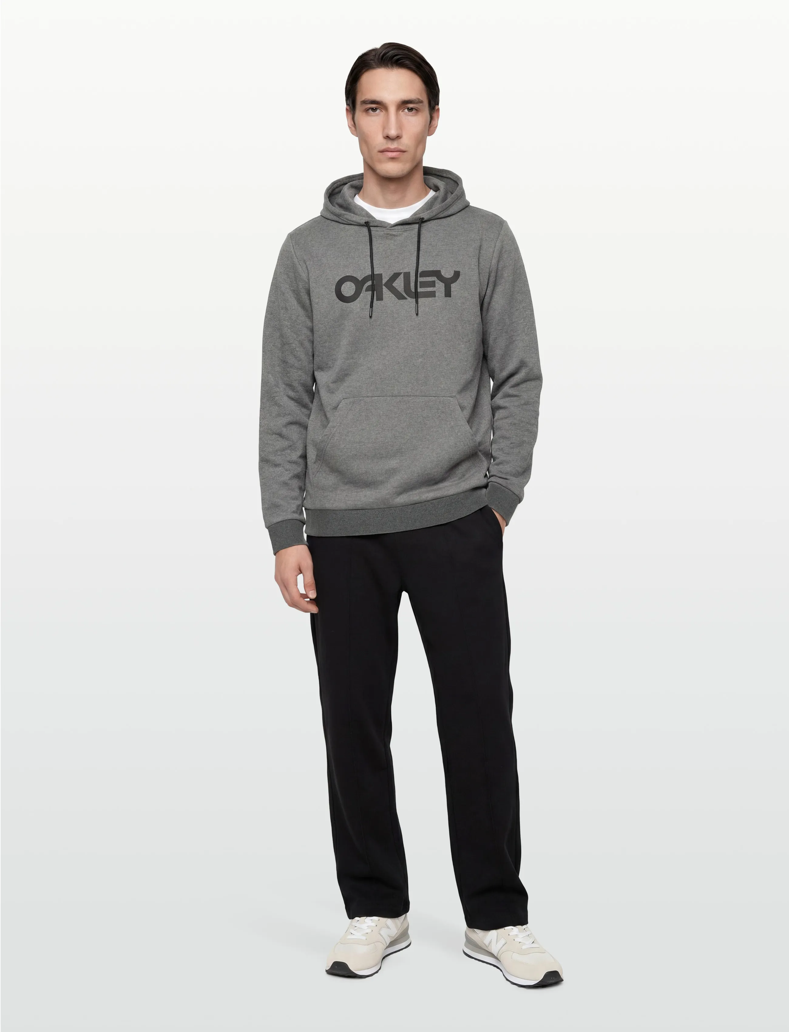 OAKLEY B1B PO HOODIE 2.0 - Oakley - NEW ATHLETIC GREY/BLACK / grey