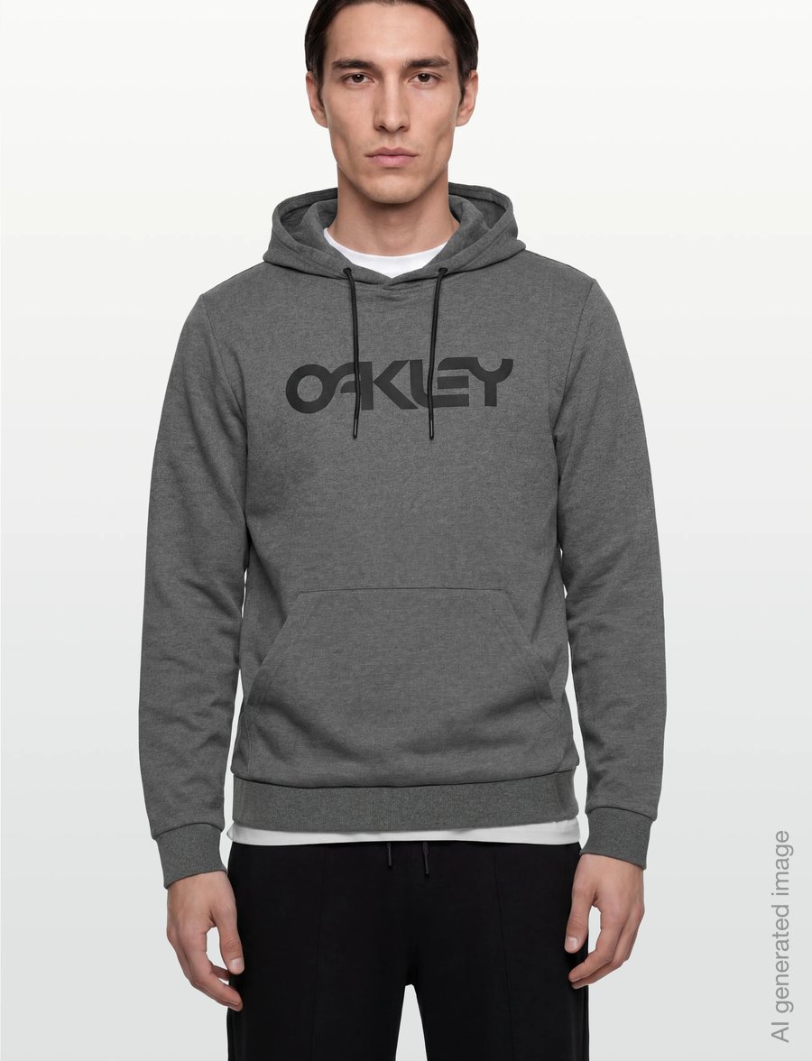 OAKLEY - B1B PO HOODIE 2.0 - kapuzenpullover - new athletic grey/black - 3