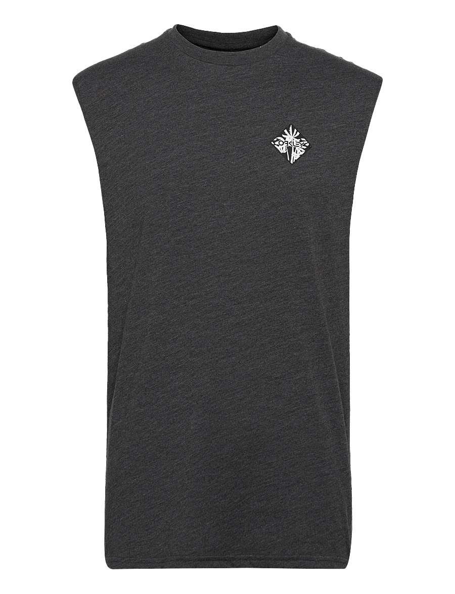 Oakley Sports - PALMS B1B TANK - dark grey hthr - 0