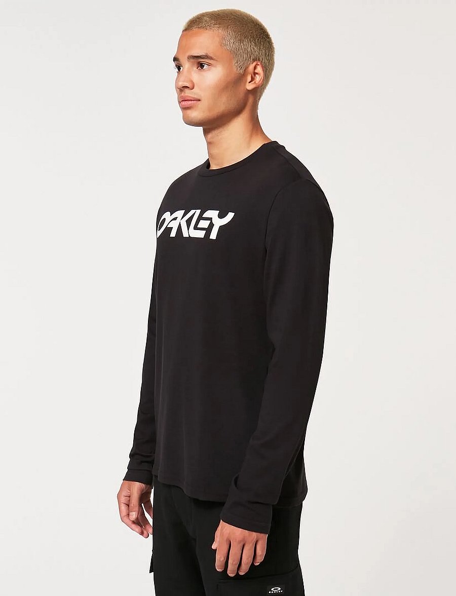 OAKLEY - MARK II L/S TEE 2.0 - pikkade varrukatega alussärgid - black/white - 0