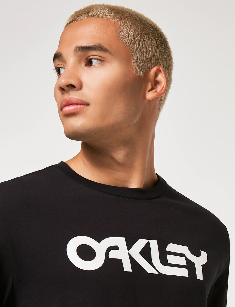OAKLEY - MARK II L/S TEE 2.0 - langarmshirts - black/white - 3