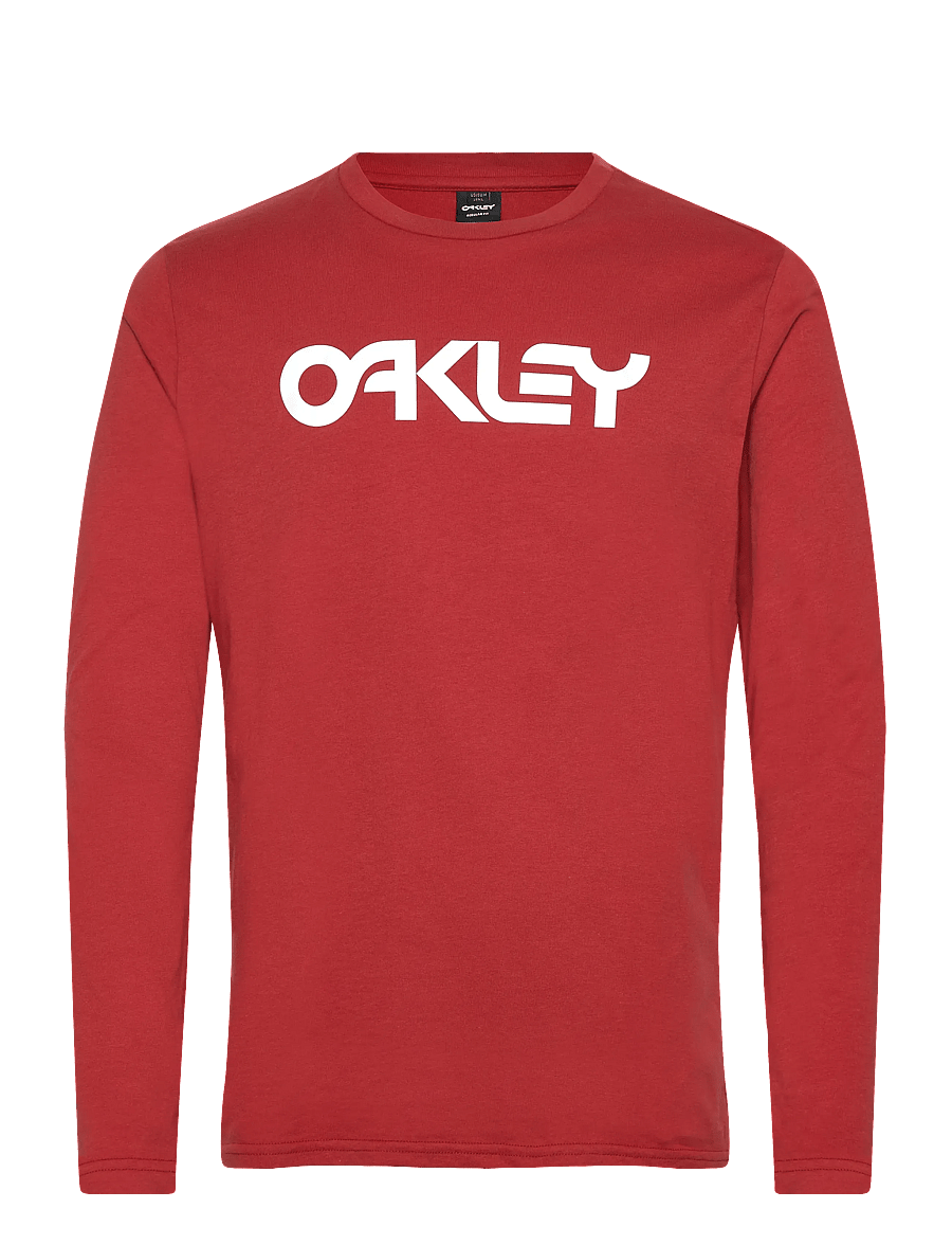OAKLEY - MARK II L/S TEE 2.0 - toppe & t-shirts - flame red - 1