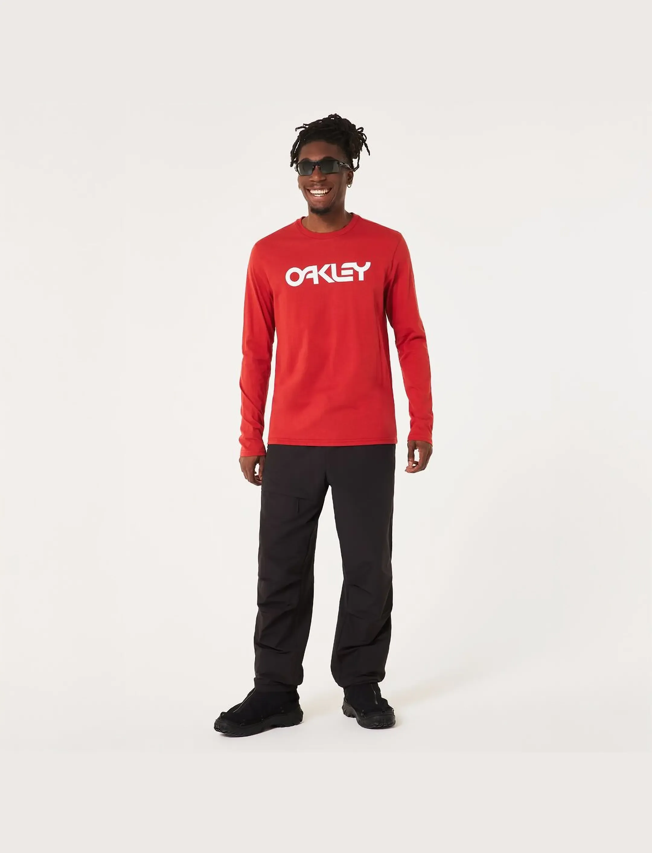 OAKLEY MARK II L/S TEE 2.0 - T-Shirts - FLAME RED / red