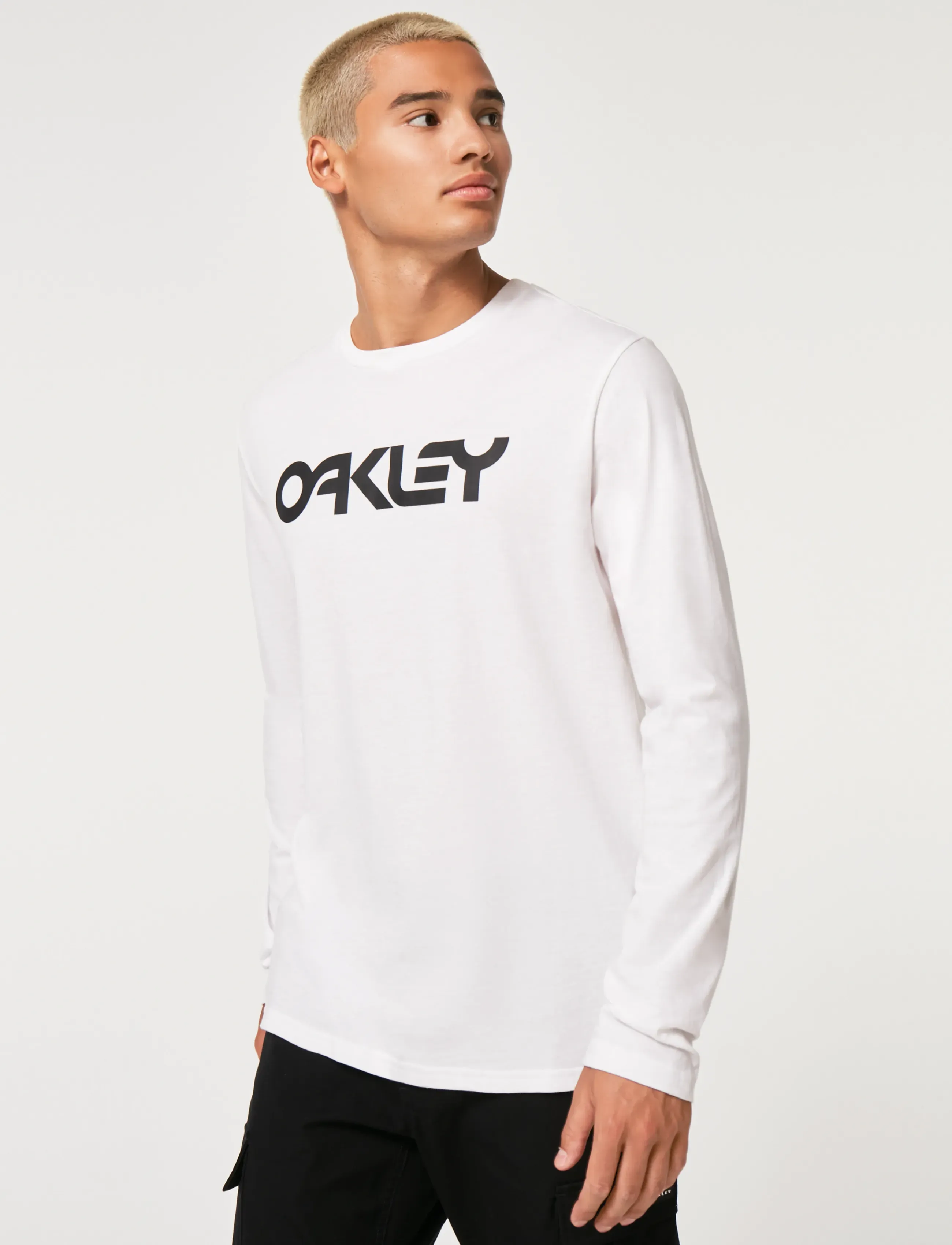 OAKLEY MARK II L/S TEE 2.0 - Oakley - WHITE/BLACK / white