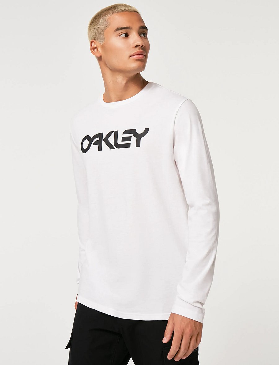 OAKLEY - MARK II L/S TEE 2.0 - top met lange mouwen - white/black - 0