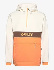 Oakley Sports - TNP NOSE GRAB SOFTSHELL HOODIE - hoodies - arctic white/soft orange - 0