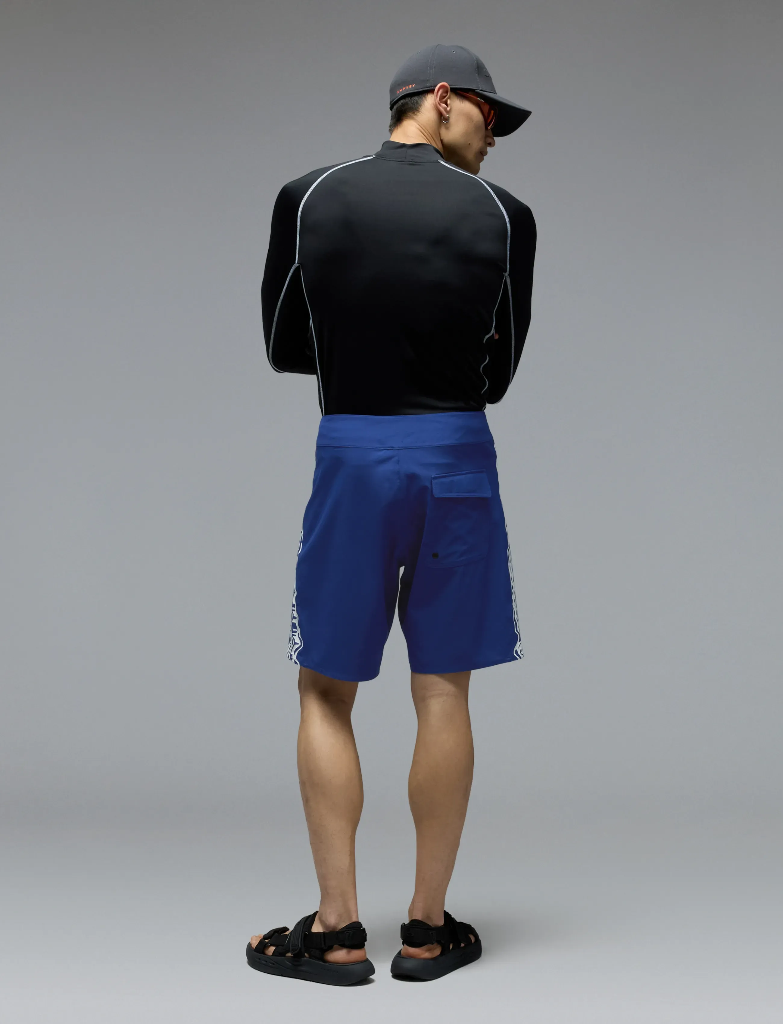 OAKLEY Quiver Rc 19'' Boardshort, Mænd, 19 Tommer Boardshorts, Blå, Str: 34
