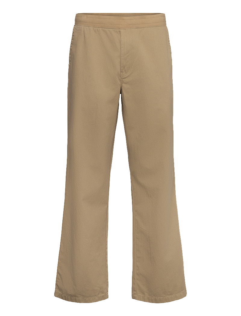 OAKLEY - ELASTIC WAIST CHINO PANT - casual byxor - pebble - 0