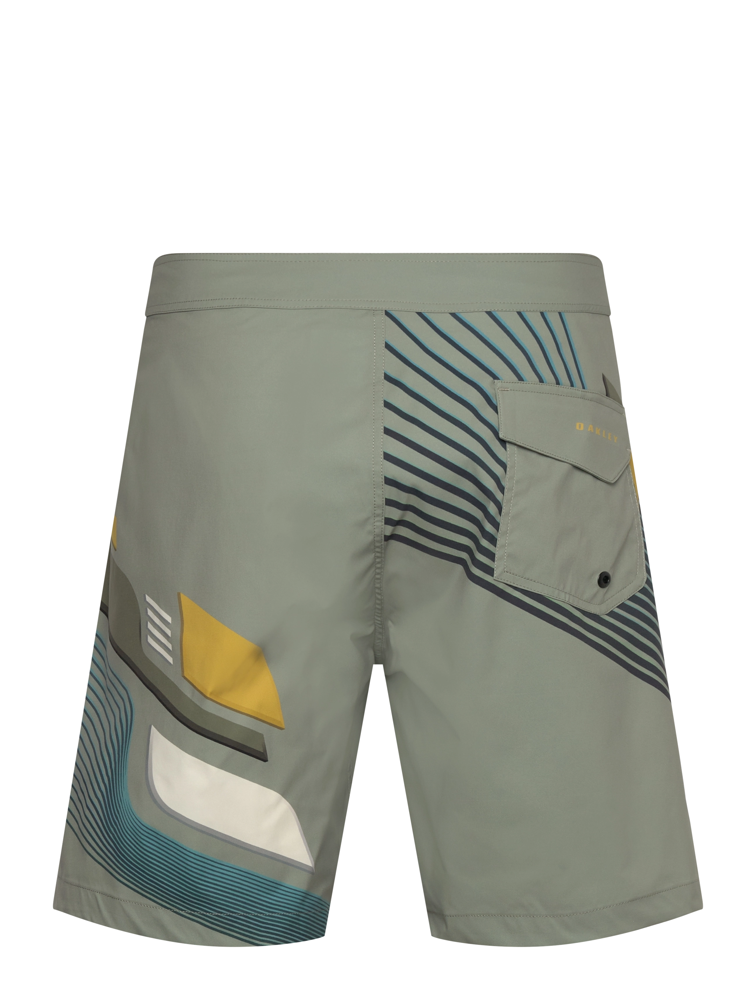 OAKLEY - STRIPED 19'' BOARDSHORT - badehosen - boulder green - 1