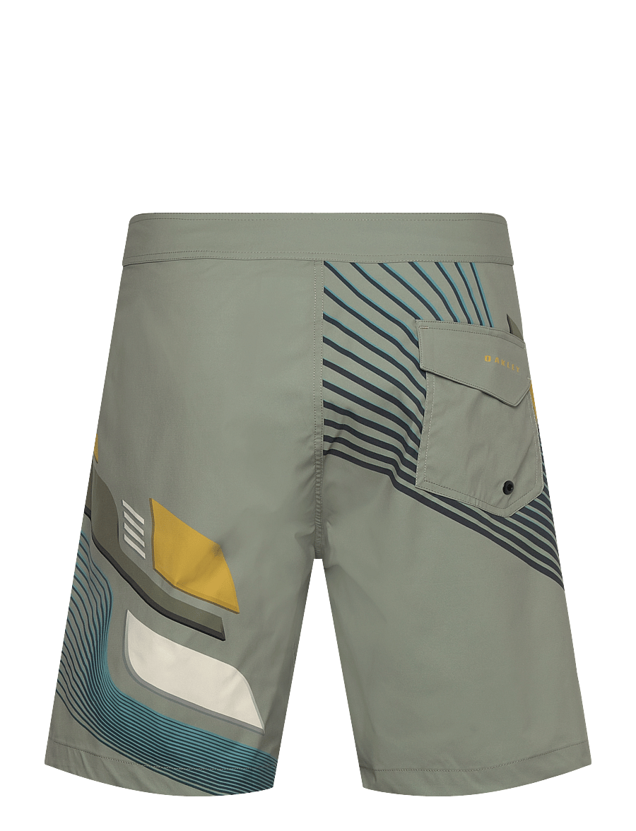 OAKLEY - STRIPED 19'' BOARDSHORT - maudymosi šortai - boulder green - 1