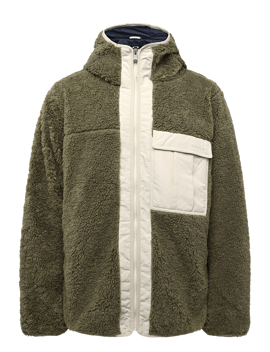 OAKLEY - SNOWDRIFT FULL ZIP SHERPA - fleece & midlayer - army green - 1