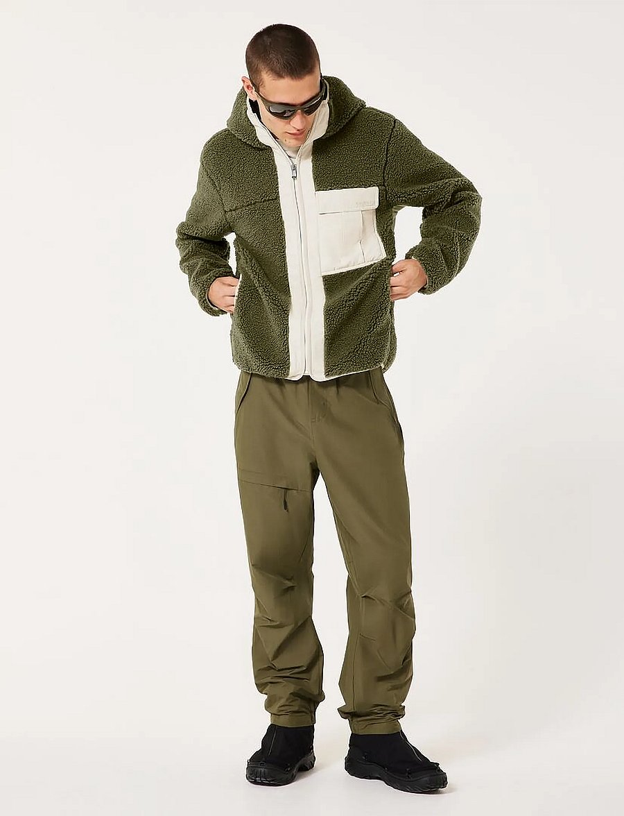 OAKLEY - SNOWDRIFT FULL ZIP SHERPA - fleece & midlayer - army green - 2