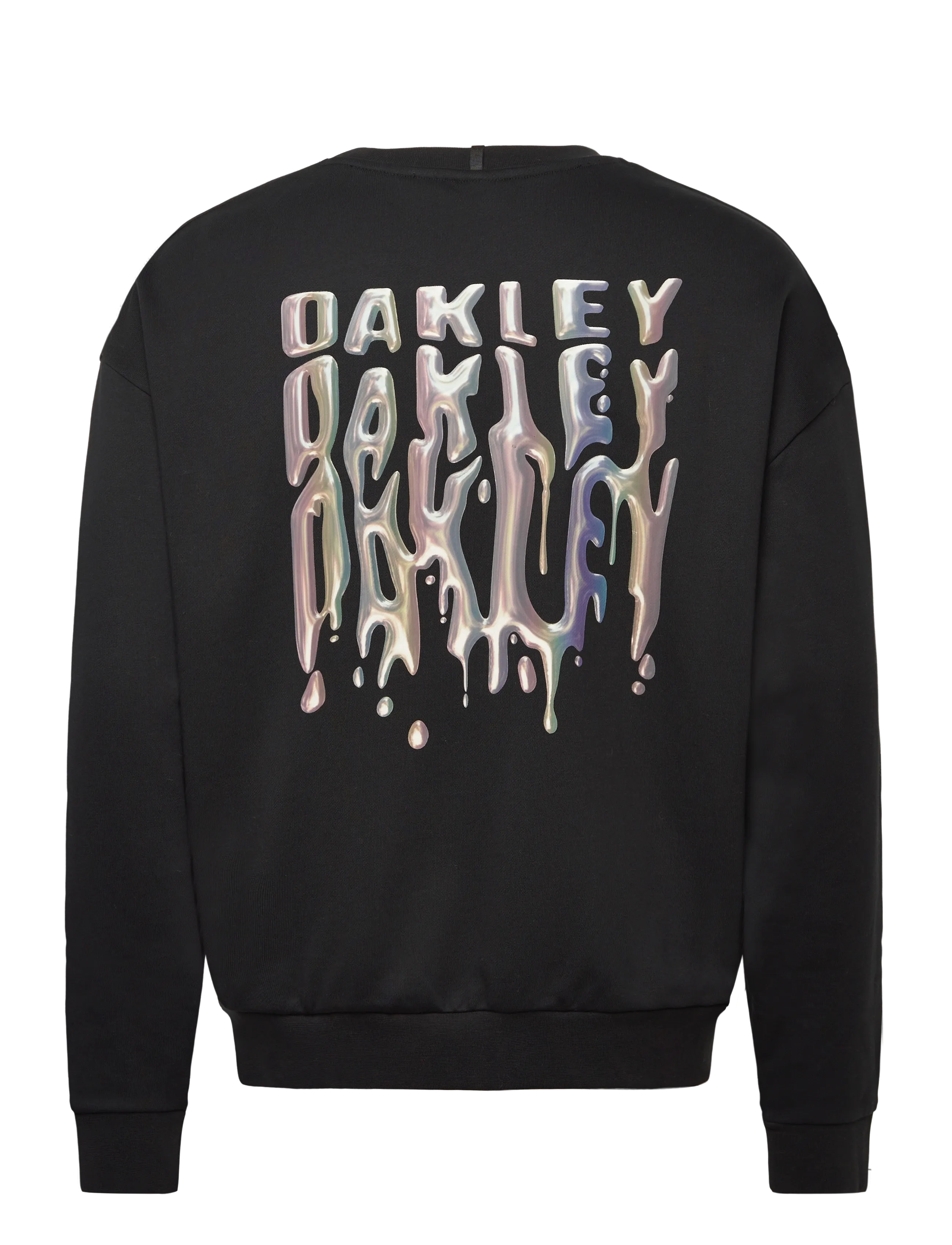 OAKLEY - STACKED METAL SWEATSHIRT - yläosat - blackout - 1
