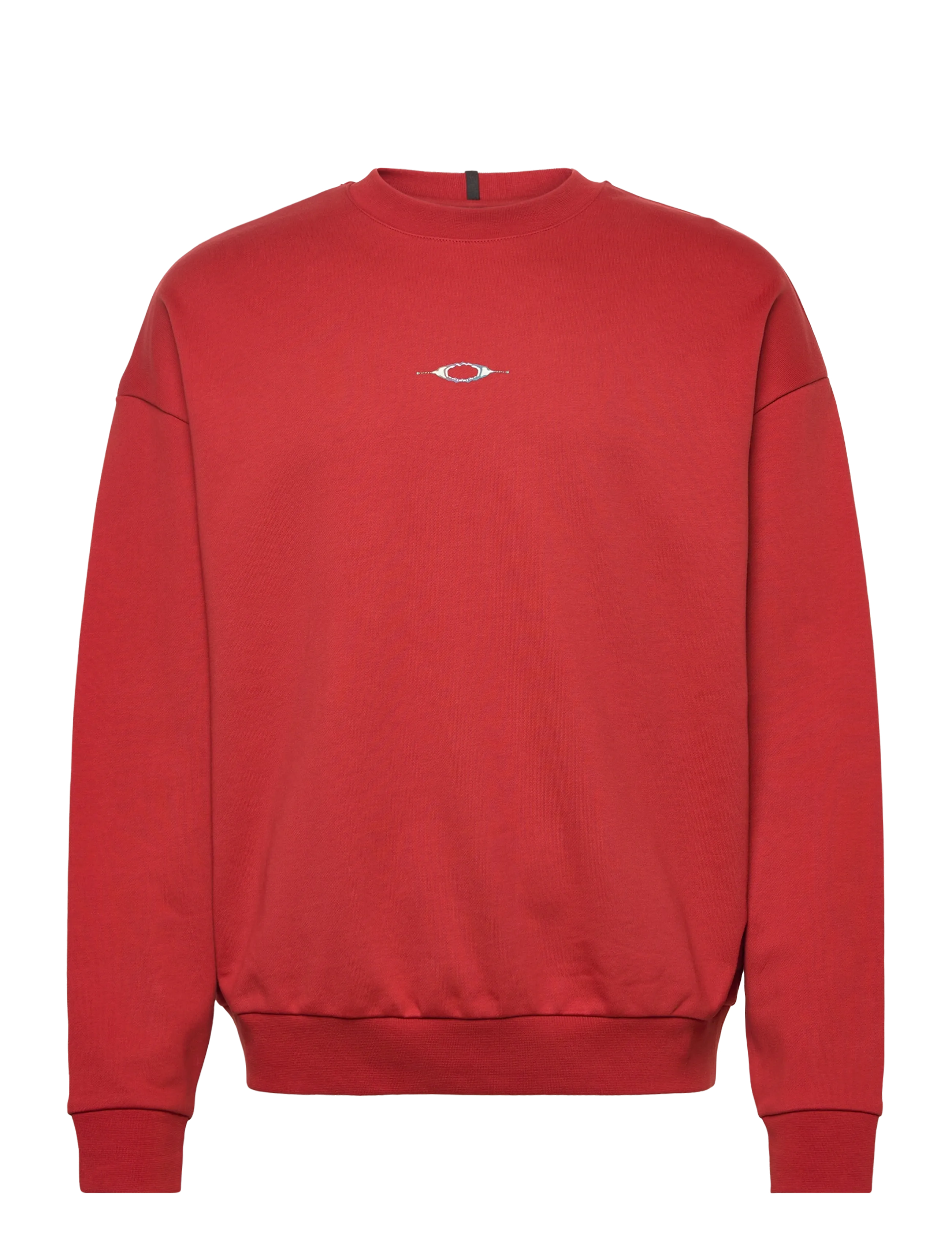 STACKED METAL SWEATSHIRT - FLAME RED