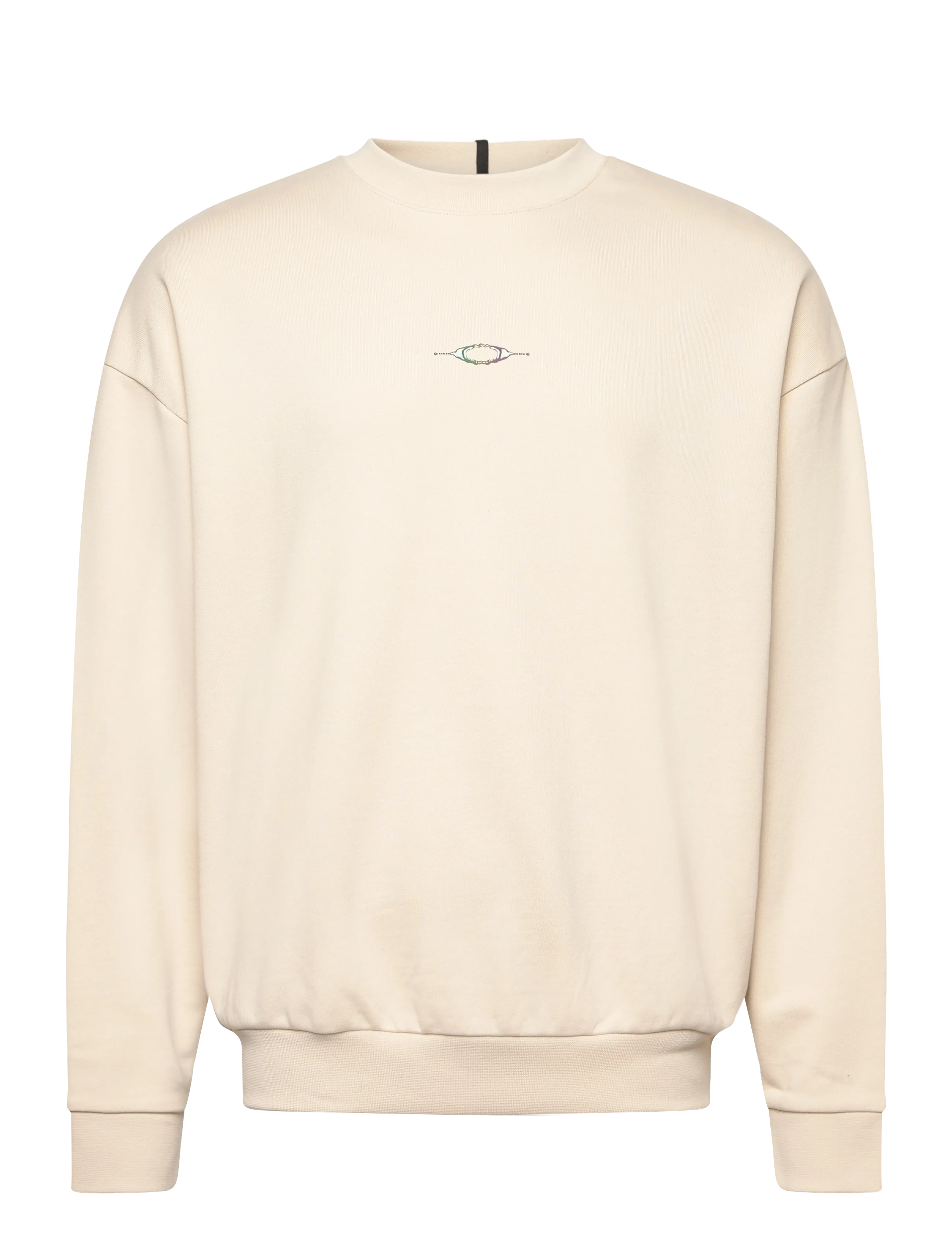 OAKLEY Stacked Metal Sweatshirt, Mænd, Rund Hals Sweatshirt, Cream, Str: M
