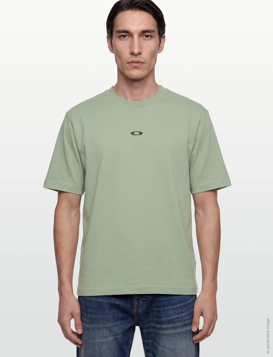 OAKLEY - METAL RISE TEE - tops & t-shirts - faded green - 3
