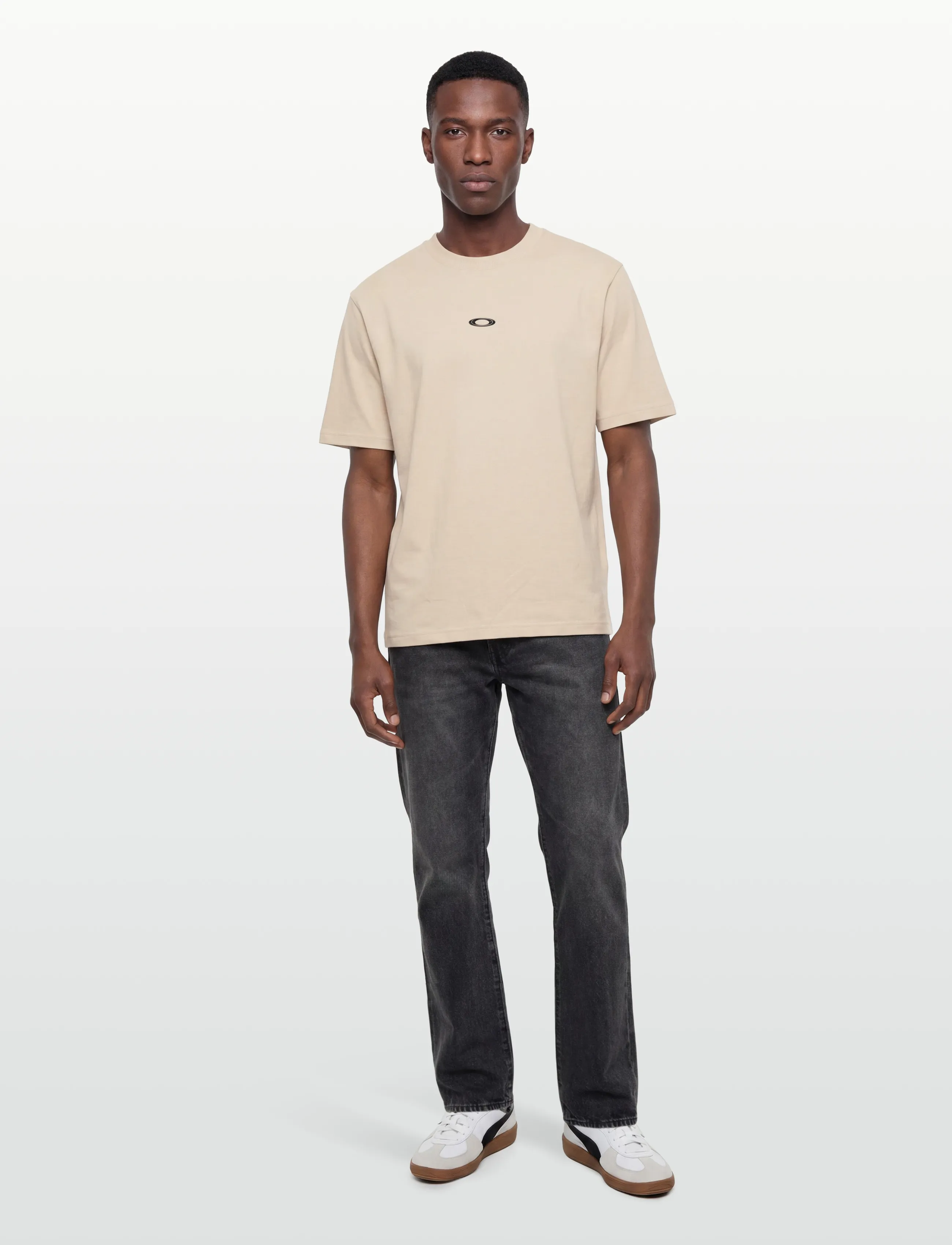 OAKLEY Metal Rise Tee, S, Beige, Sport Overdele > Sport T-shirts, Herre