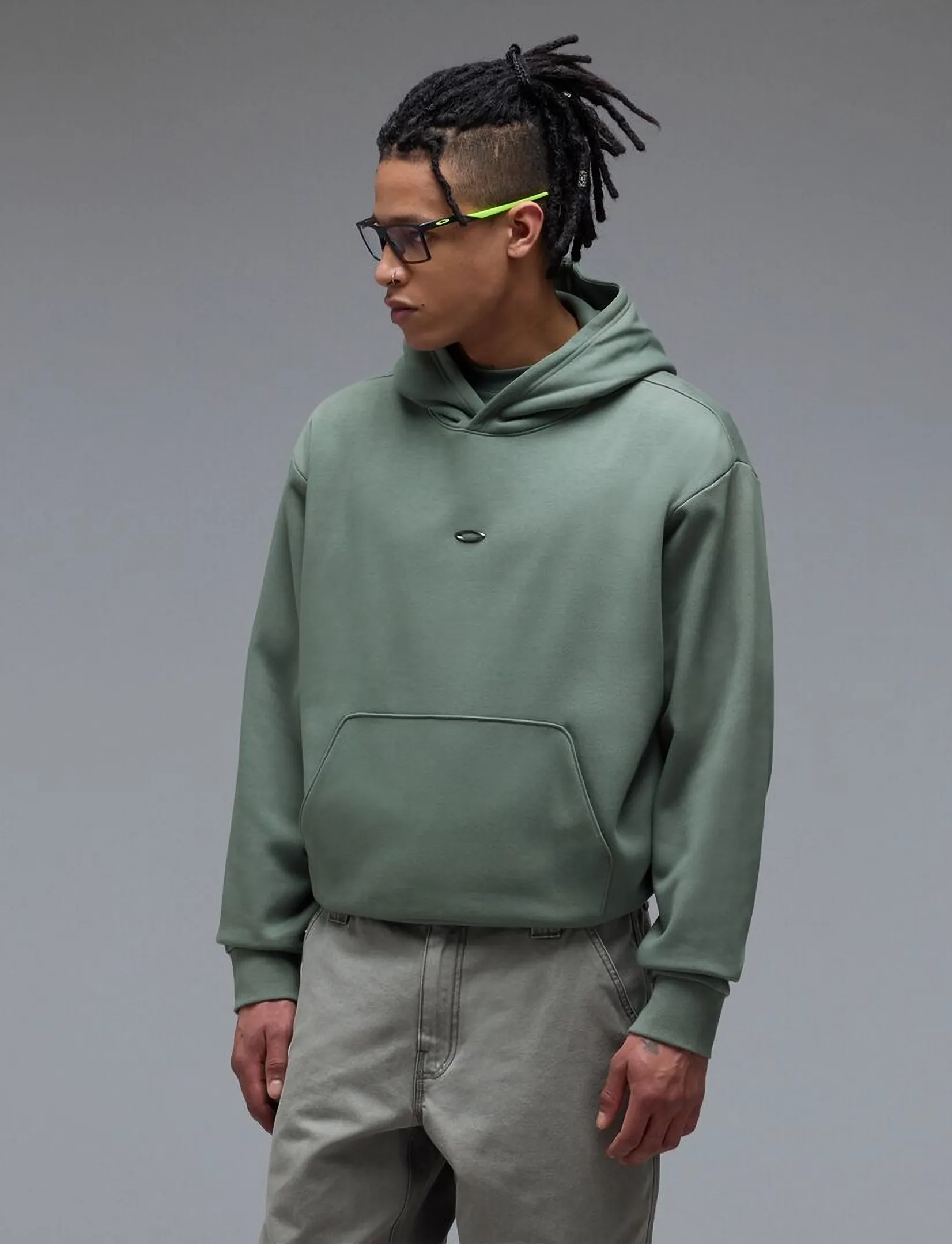 OAKLEY - METAL RISE HOODIE - hoodies - aviator green - 3