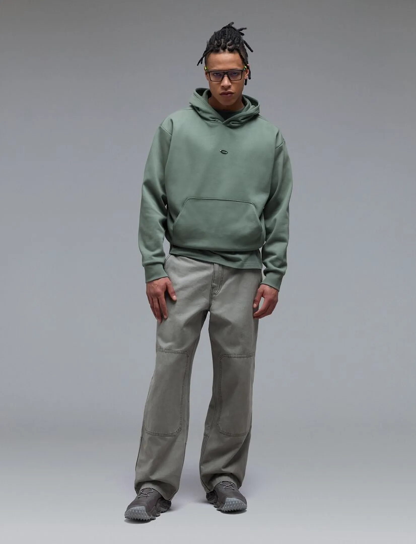 OAKLEY - METAL RISE HOODIE - hoodies - aviator green - 4