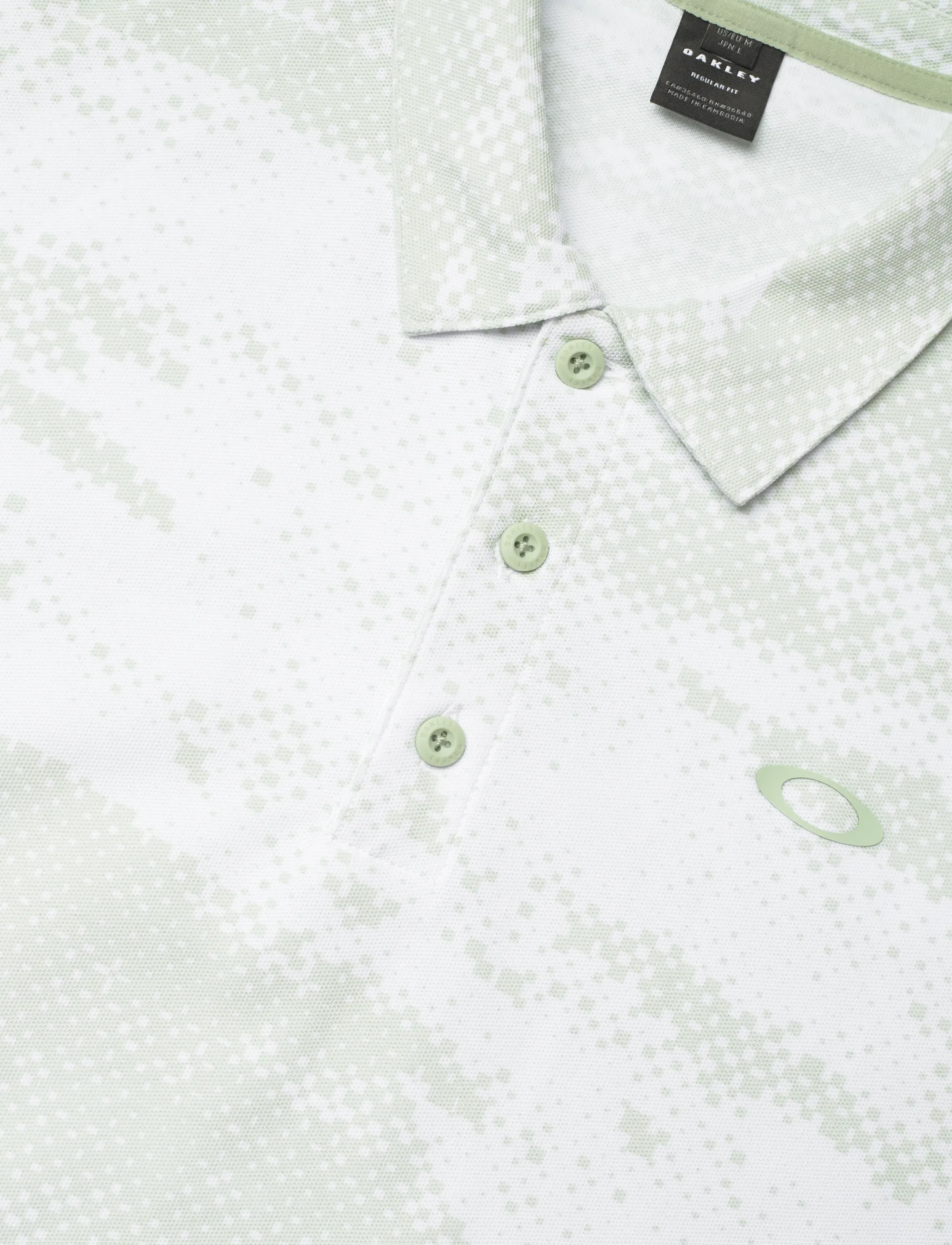 OAKLEY - OAKLEY DIGITAL BARK - toppar & t-shirts - faded green - 5