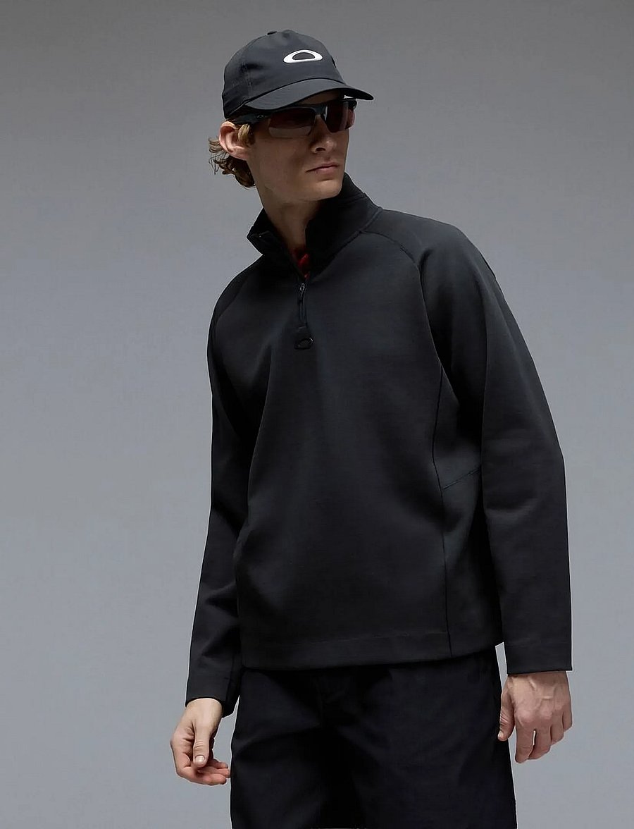 OAKLEY - OAKLEY PLATFORM QTR ZIP - fleece & midlayer - pitch black - 3