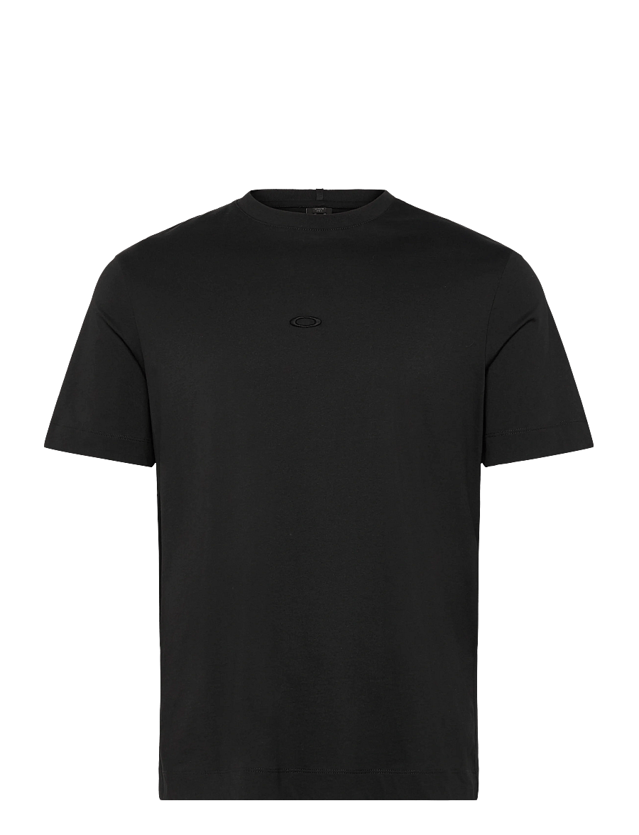 OAKLEY - STACKED FLOW TEE - palaidinės ir marškinėliai - pitch black - 1