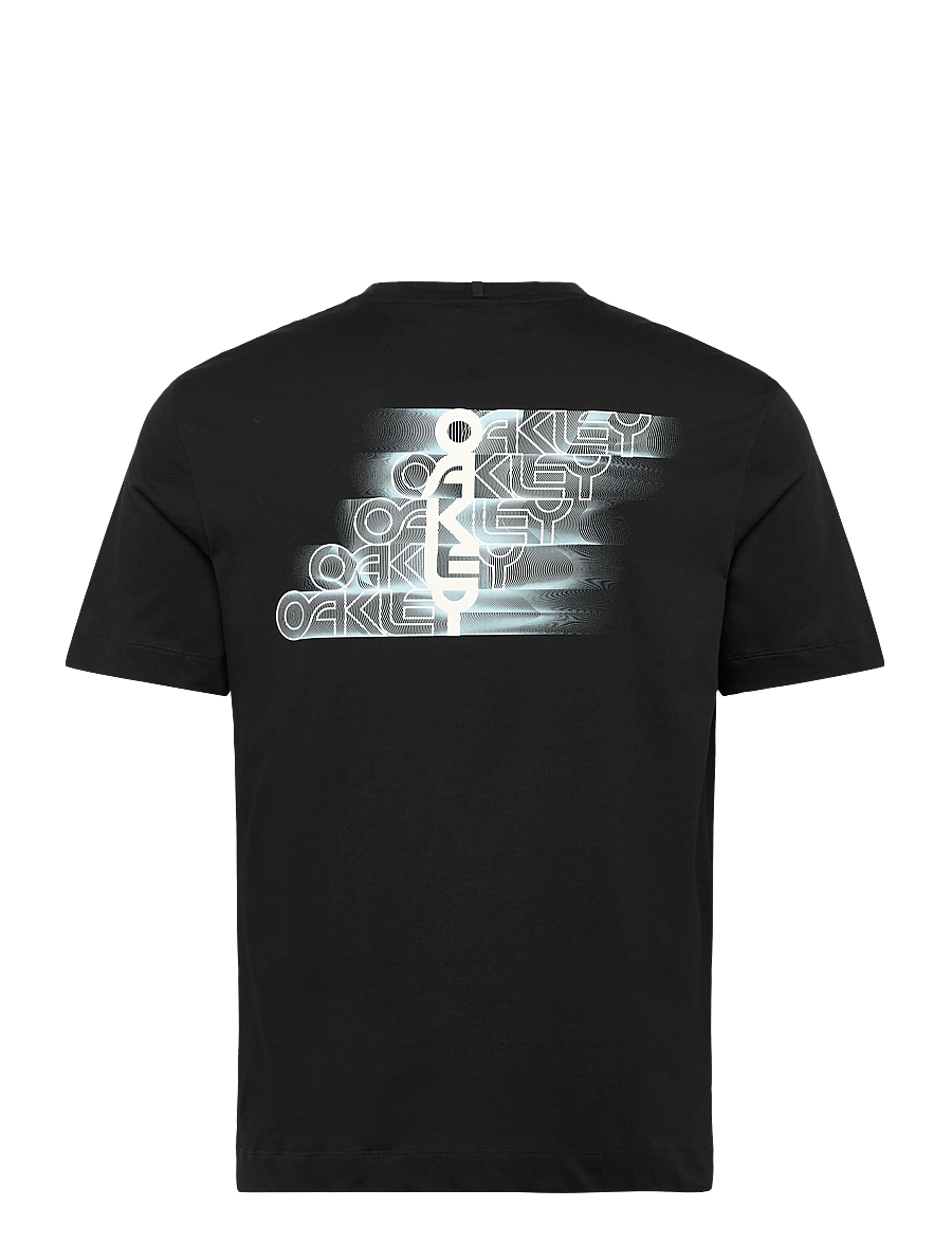 OAKLEY - STACKED FLOW TEE - palaidinės ir marškinėliai - pitch black - 2