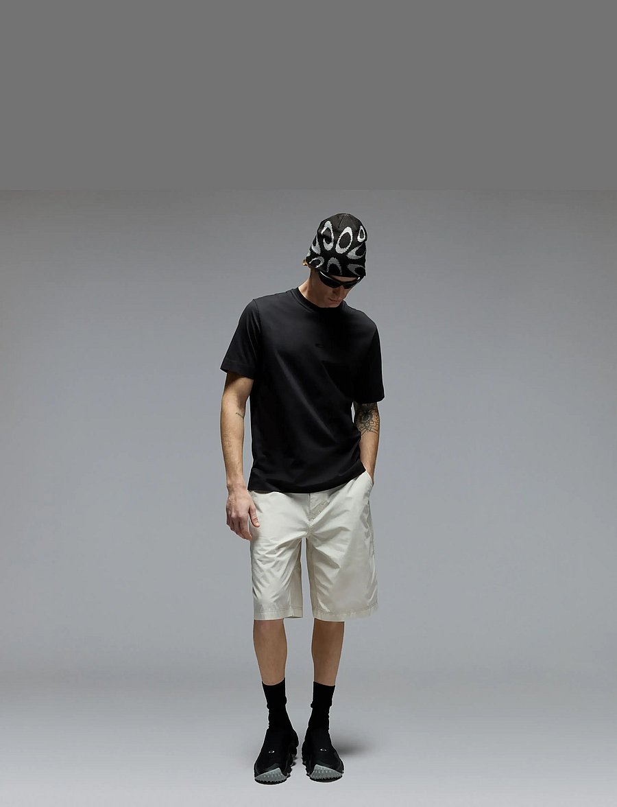OAKLEY - STACKED FLOW TEE - palaidinės ir marškinėliai - pitch black - 3