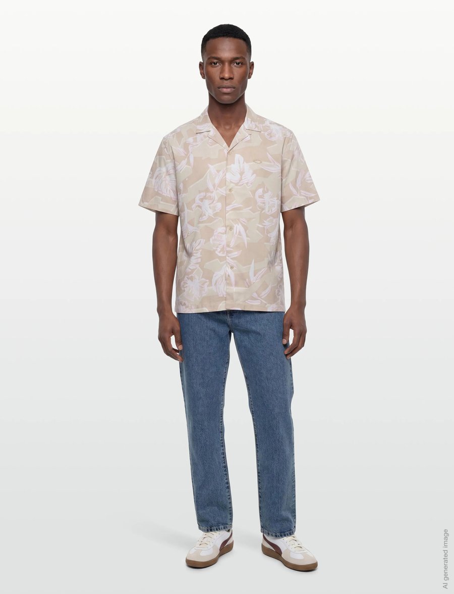 OAKLEY - HIBISCUS BREEZE SHIRT - hemden mit muster - camo hibiscus mist - 0